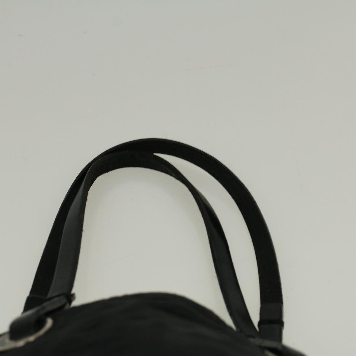 FENDI Zucca Canvas Hand Bag Nylon Black 59250