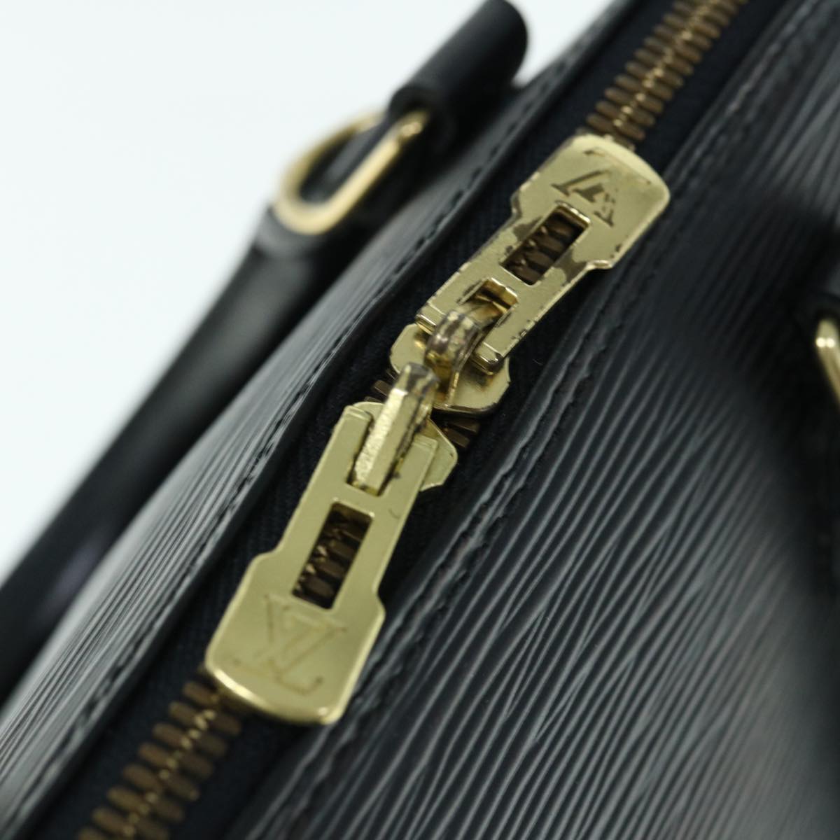 LOUIS VUITTON Epi Alma Hand Bag Black M52142 LV 59331
