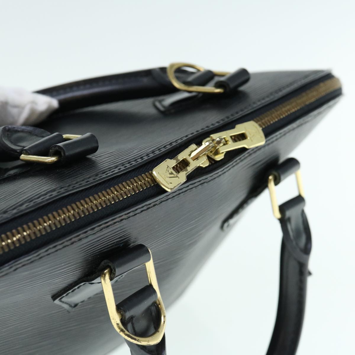 LOUIS VUITTON Epi Alma Hand Bag Black M52142 LV 59331