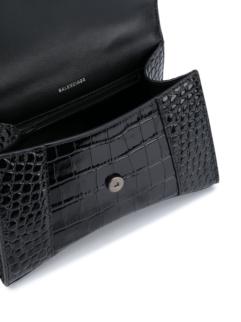 HOURGLASS SMALL LEATHER HANDBAG