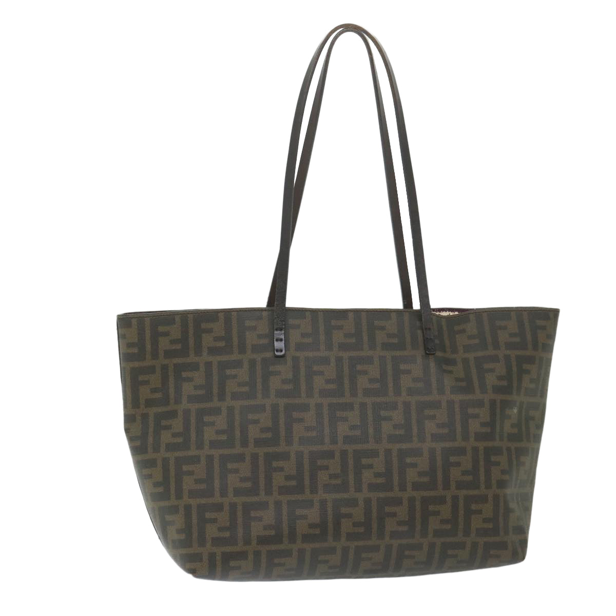FENDI Zucca Canvas Tote Bag Black Brown 8BH198-G87-138-2111 59452