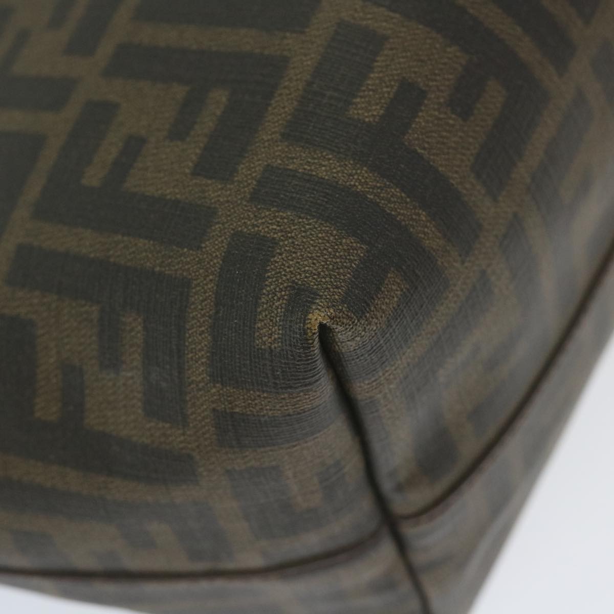 FENDI Zucca Canvas Tote Bag Black Brown 8BH198-G87-138-2111 59452