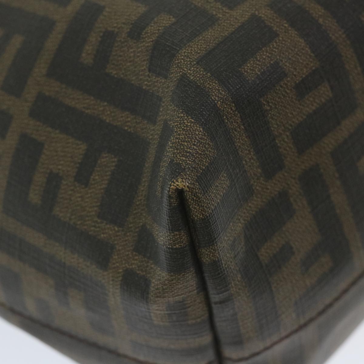 FENDI Zucca Canvas Tote Bag Black Brown 8BH198-G87-138-2111 59452