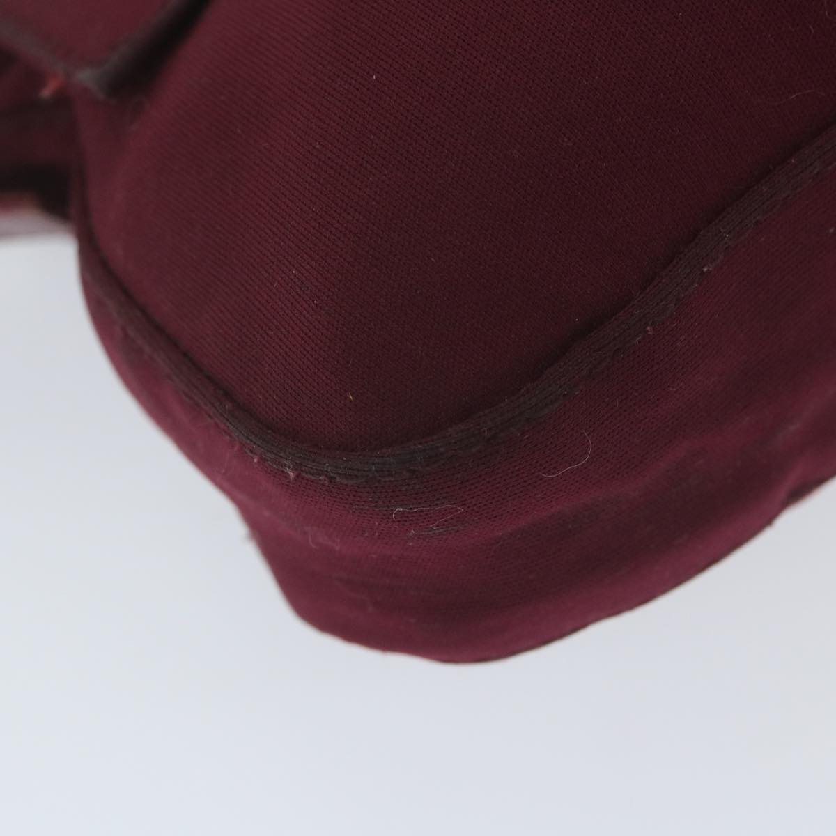 FENDI Mamma Baguette Shoulder Bag Nylon Bordeaux 2308 26424 018 59458