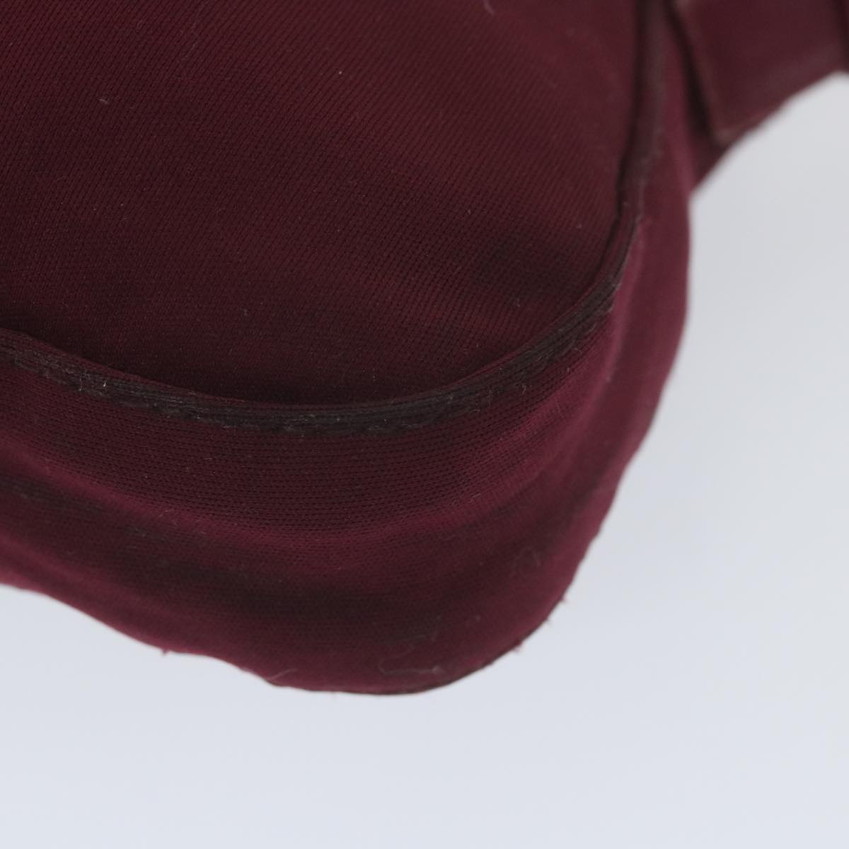 FENDI Mamma Baguette Shoulder Bag Nylon Bordeaux 2308 26424 018 59458