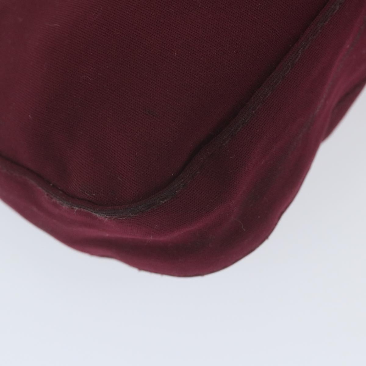 FENDI Mamma Baguette Shoulder Bag Nylon Bordeaux 2308 26424 018 59458
