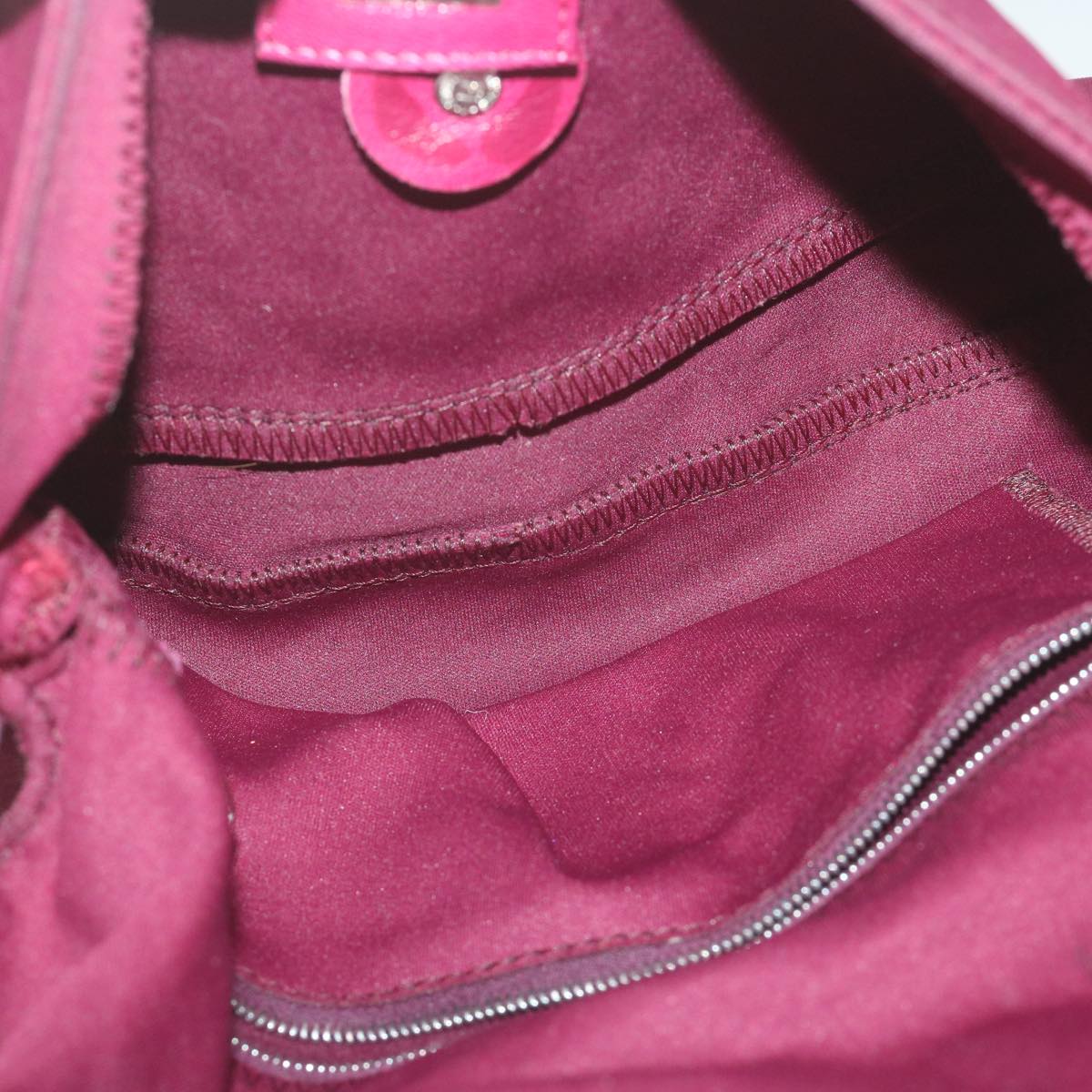 FENDI Mamma Baguette Shoulder Bag Nylon Bordeaux 2308 26424 018 59458