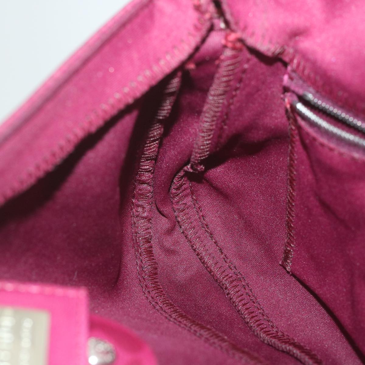 FENDI Mamma Baguette Shoulder Bag Nylon Bordeaux 2308 26424 018 59458