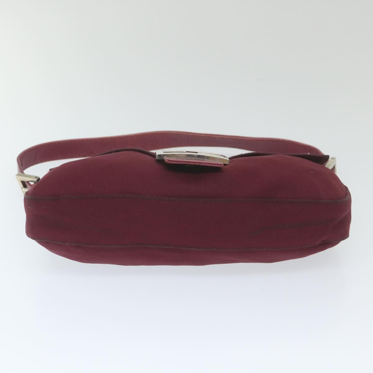FENDI Mamma Baguette Shoulder Bag Nylon Bordeaux 2308 26424 018 59458