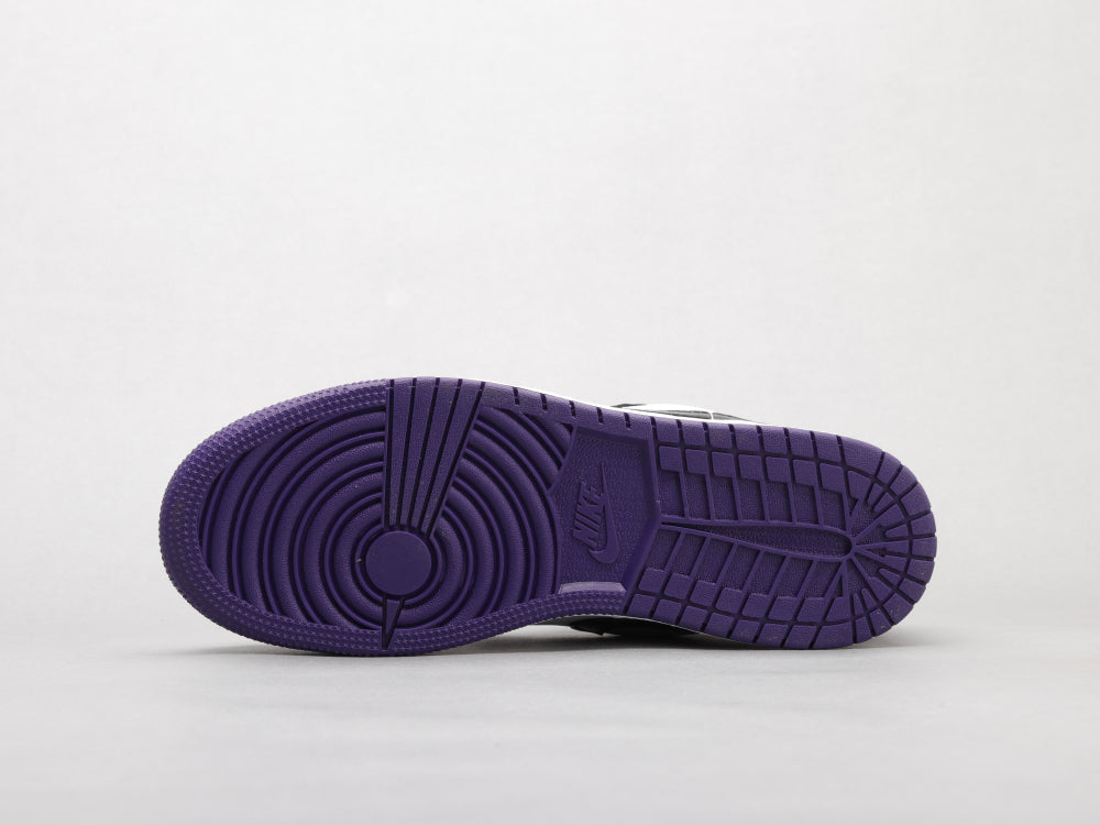 GLM - AJ1 Black and purple toes
