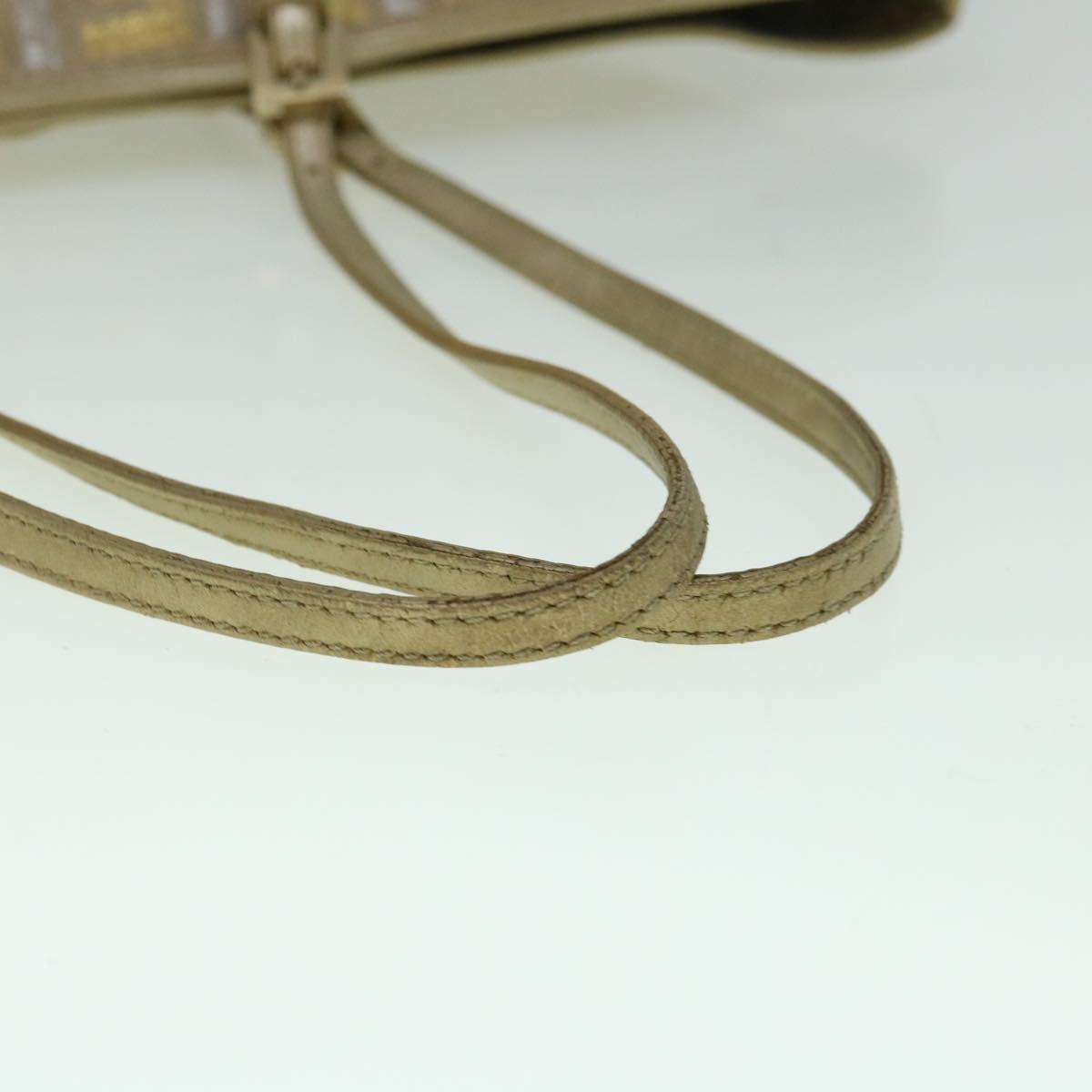 FENDI Zucca Canvas Tote Bag Gold Silver 59911