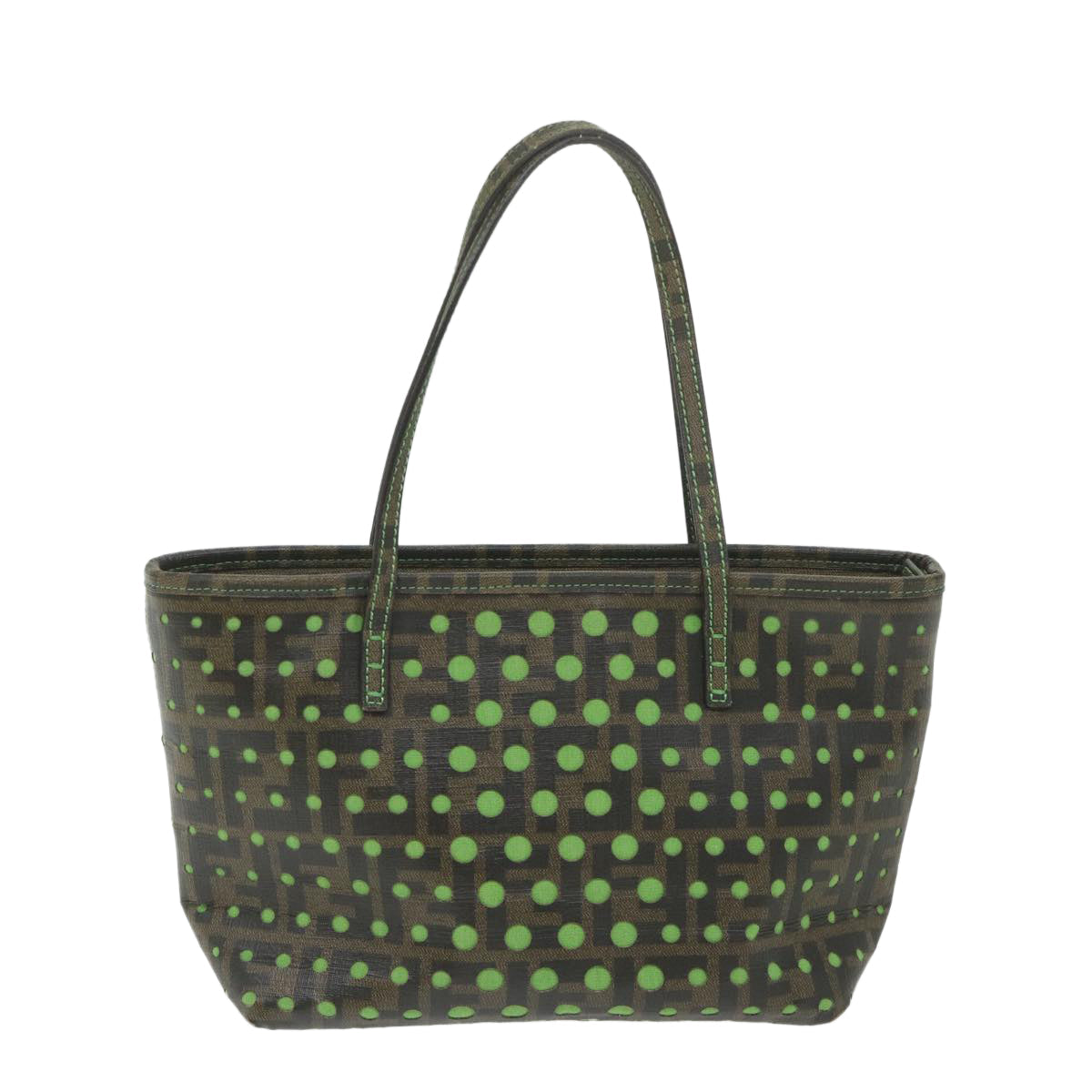 FENDI Zucca Canvas Tote Bag Black Brown 59947