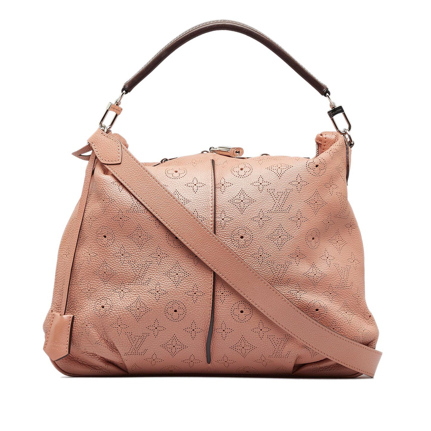 Pink Louis Vuitton Mahina Selene PM Satchel