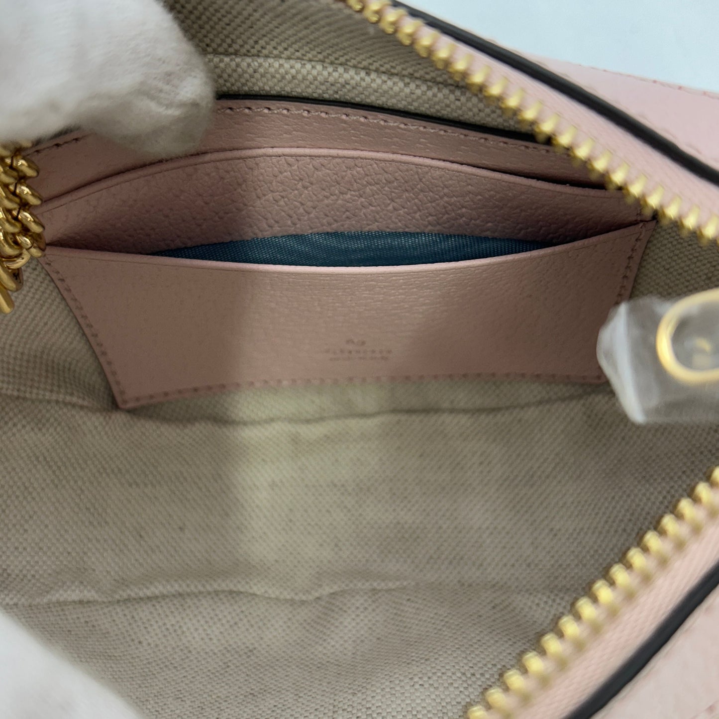 GUCCI Ophidia GG Canvas Leather Pink Mini Bag gu9990bd
