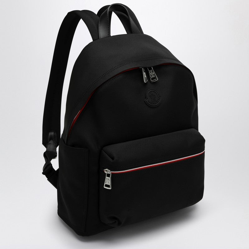 Moncler Black New Pierrick Backpack In Nylon Men