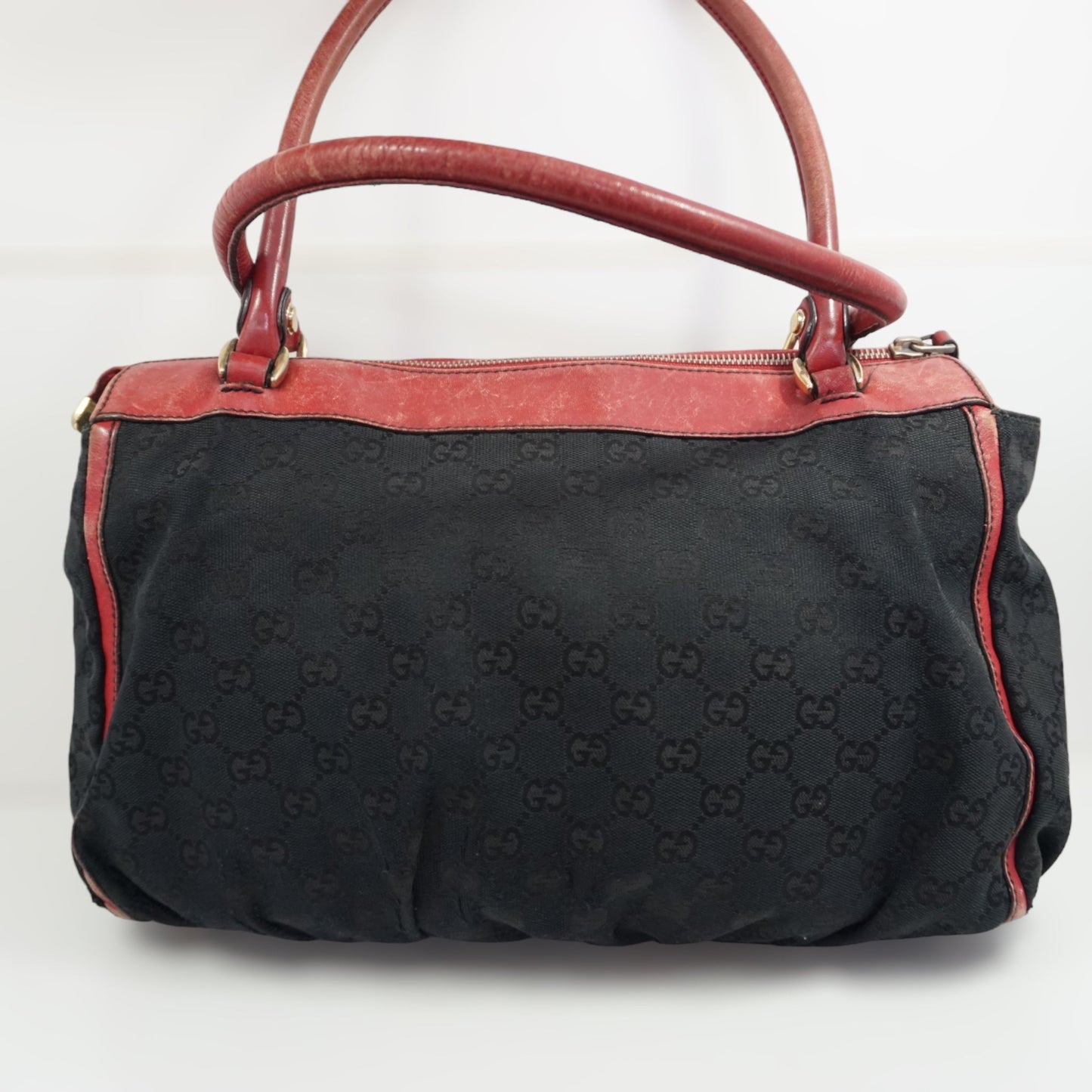 Gucci Sort og RÃƒÆ’Ã‚Â¸d Skuldertaske
