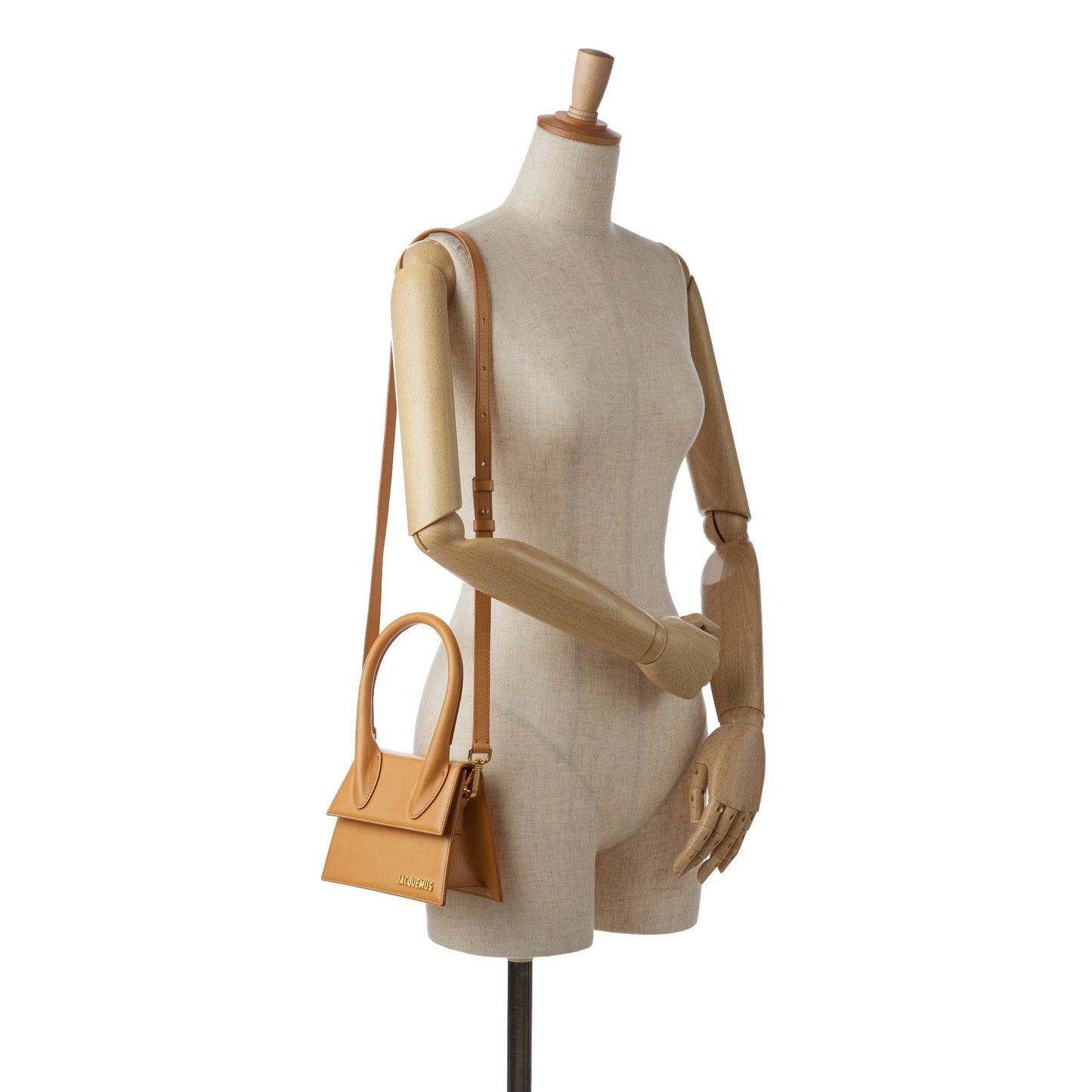 Jacquemus Le Chiquito Moyen Beige Leather