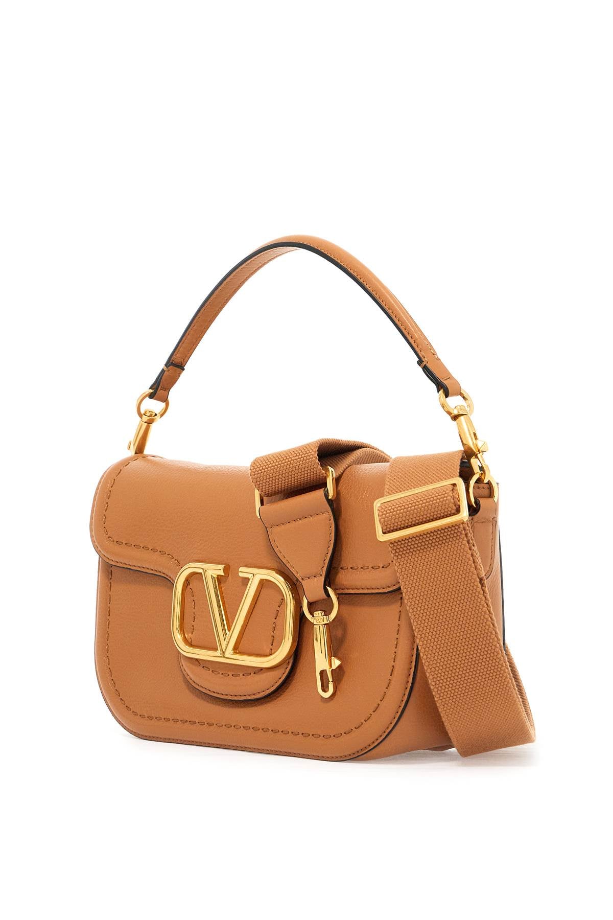 Valentino Garavani Alltime Hammered Leather Shoulder Bag Women