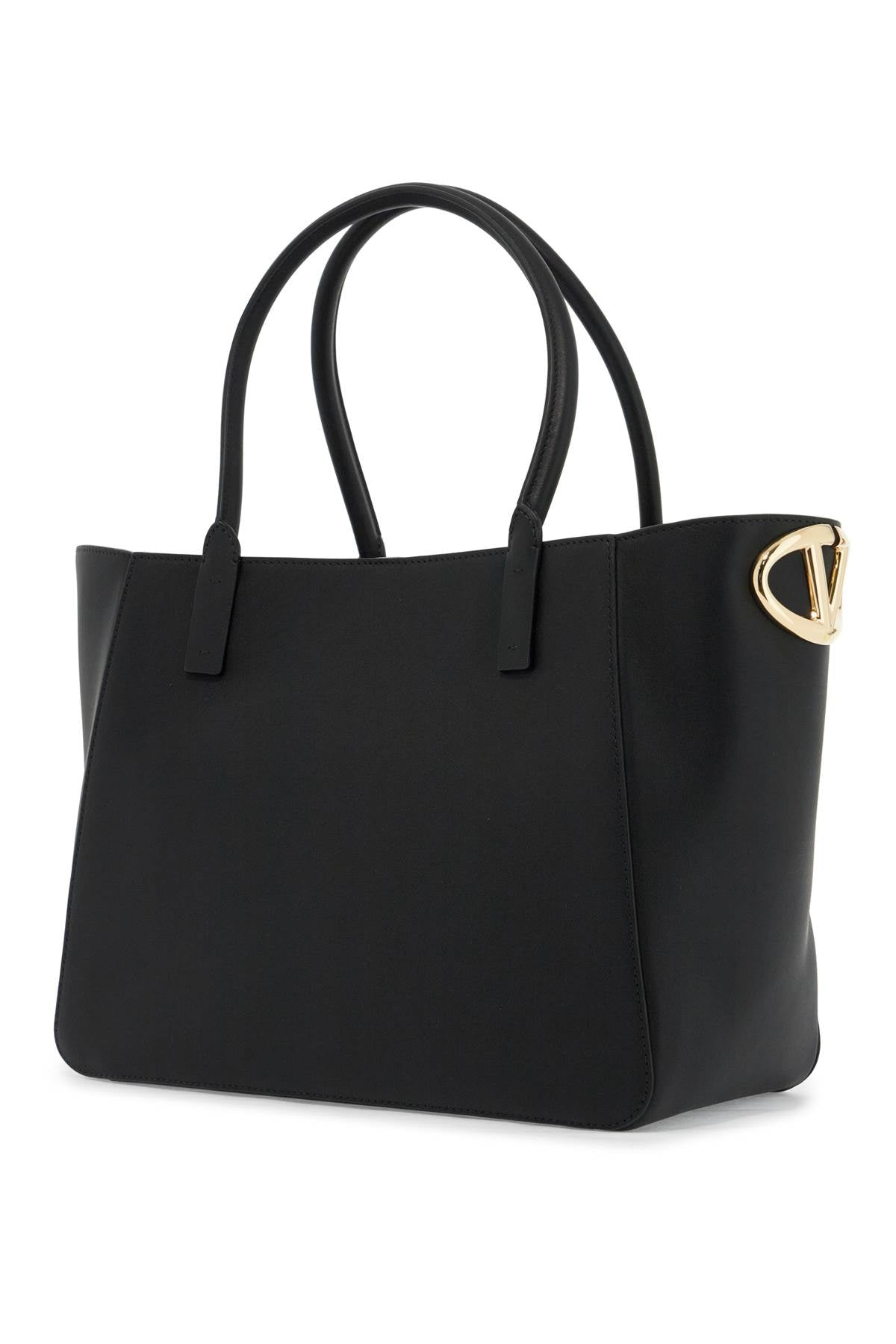 Valentino Garavani Nappa Calfskin Vlogo Side Tote Bag Women
