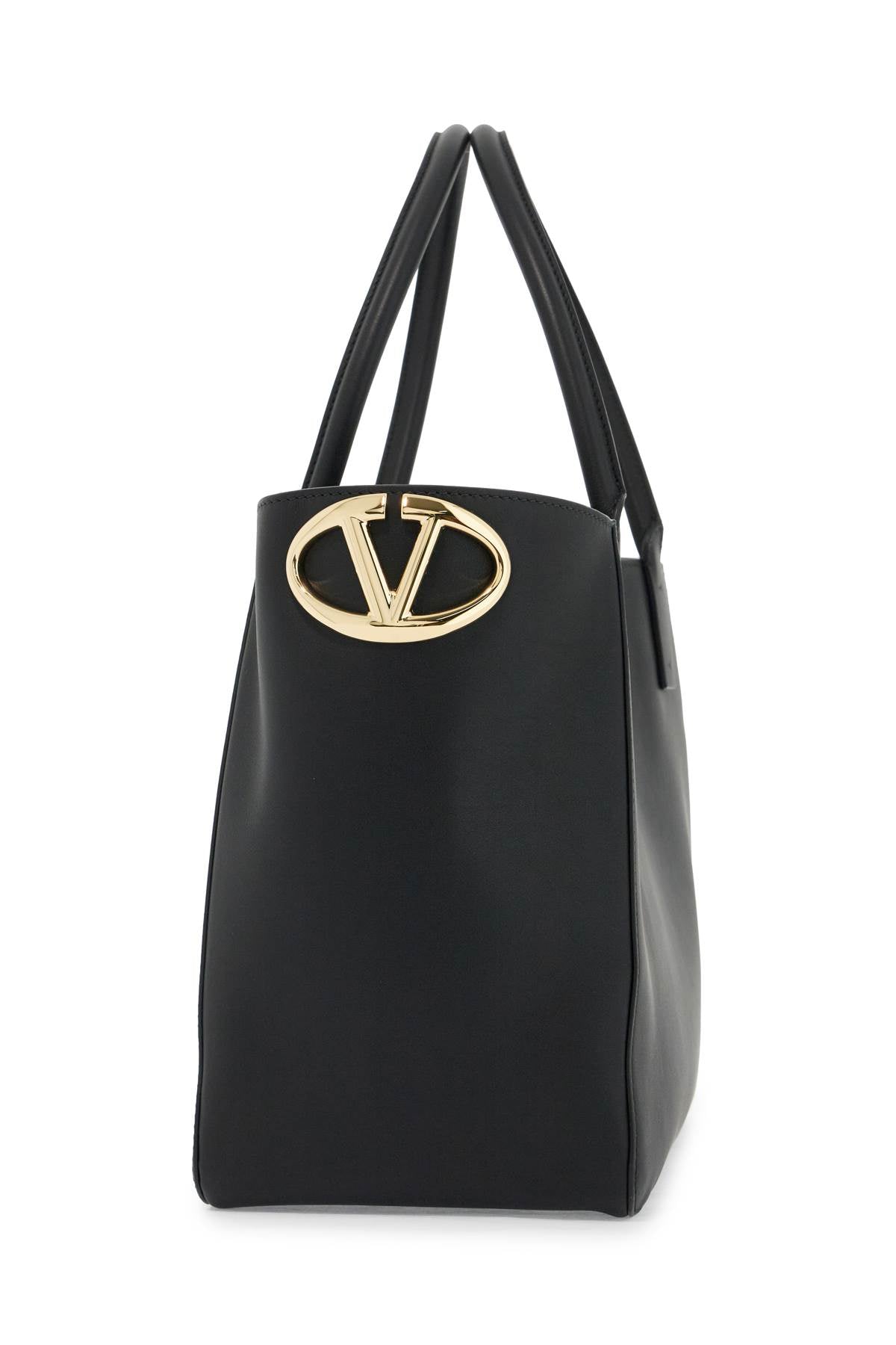 Valentino Garavani Nappa Calfskin Vlogo Side Tote Bag Women