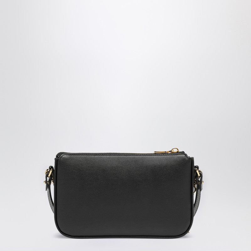 Valentino Garavani Black Leather Vlogo Signature Mini Bag Women