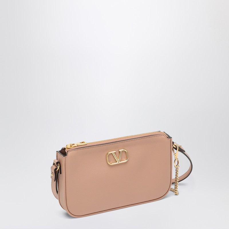 Valentino Garavani Cinnamon Rose Leather Vlogo Signature Mini Bag Women