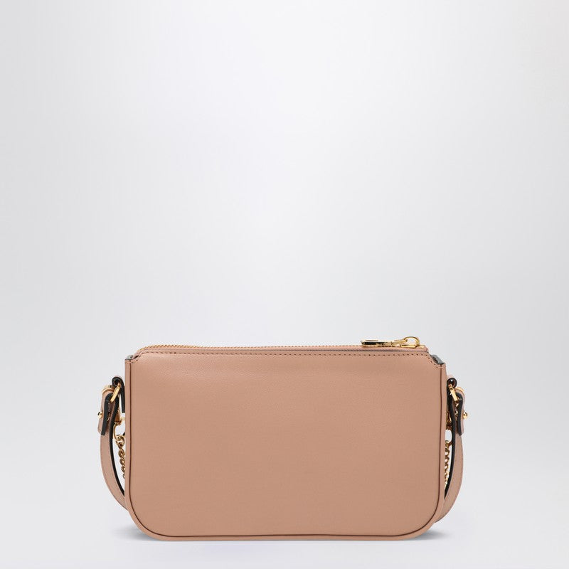 Valentino Garavani Cinnamon Rose Leather Vlogo Signature Mini Bag Women