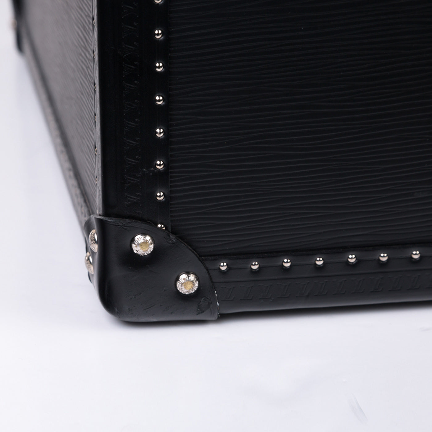 Louis Vuitton Epi Black Leather Trunk