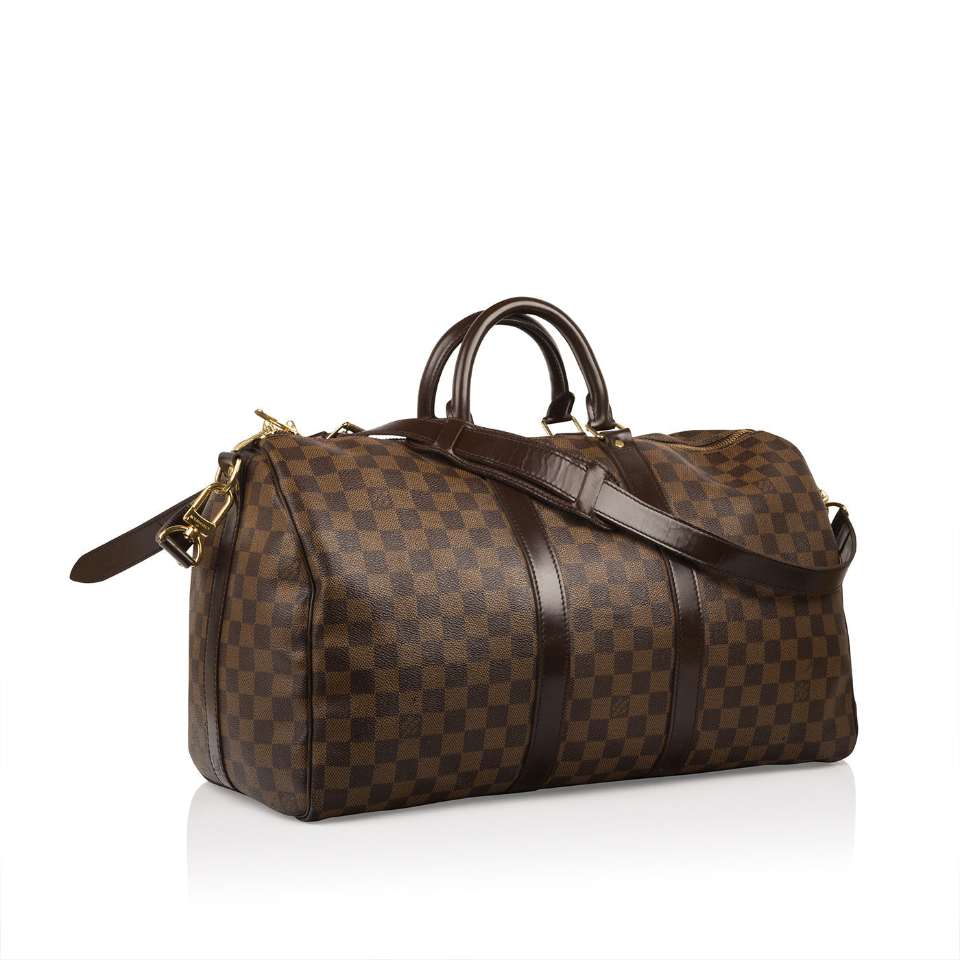 Louis Vuitton Keepall 45 BandouliÃ¨re Damier Ebene