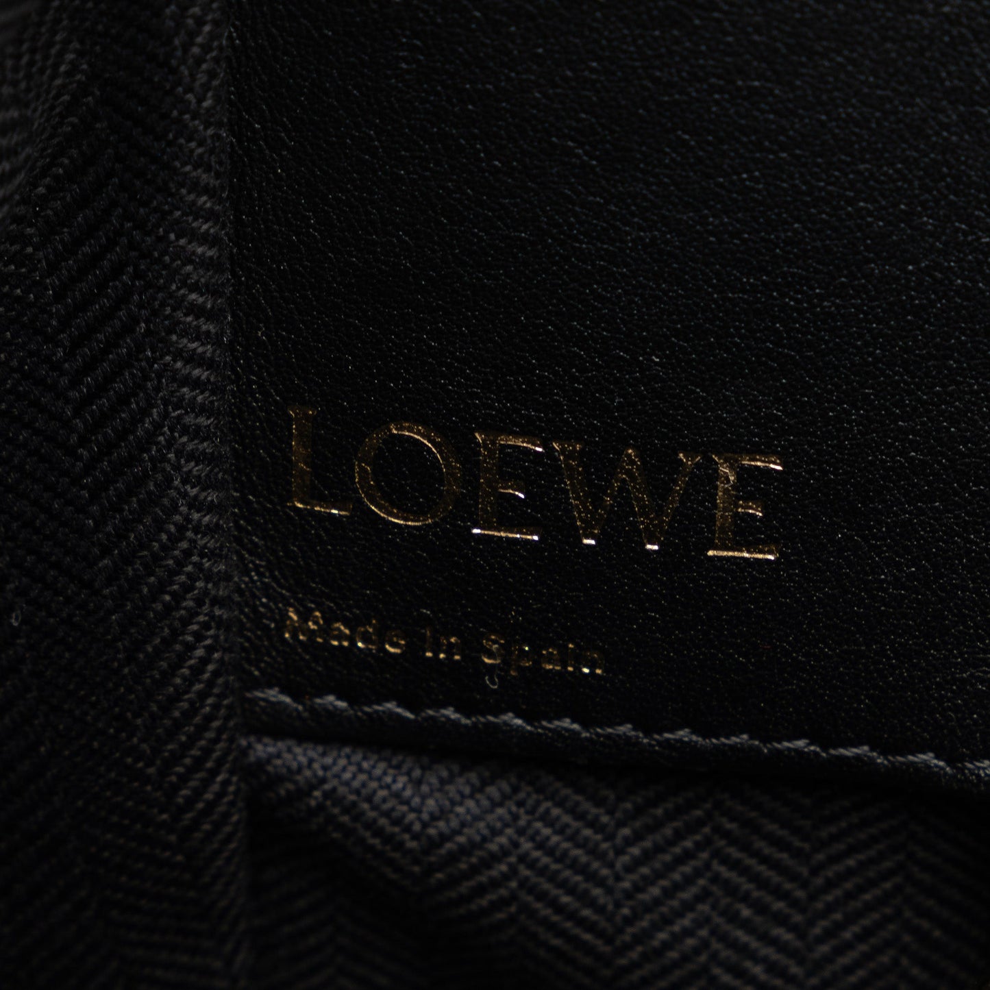 Loewe Anagram Hammock Bag Small Brown Canvas