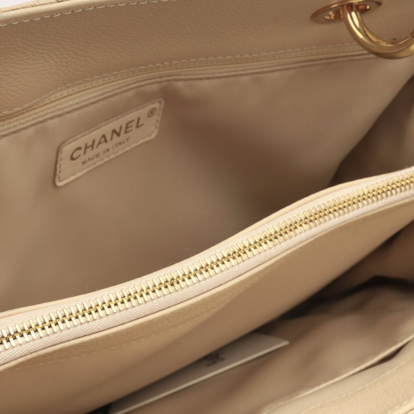 Grand Shopping Tote - Beige