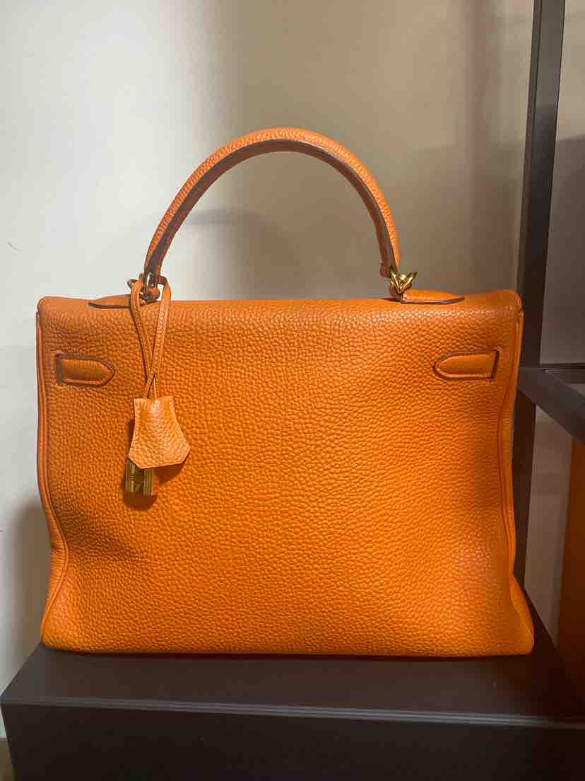 HermÃƒÆ’Ã‚Â¨s Orange Kelly 35 Bag
