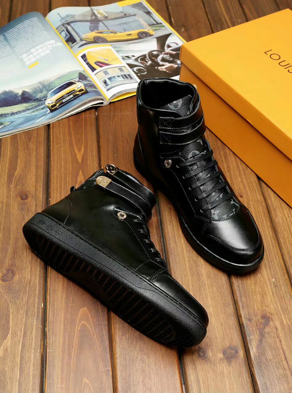 GLM - LUV HIgh Top Black Sneaker