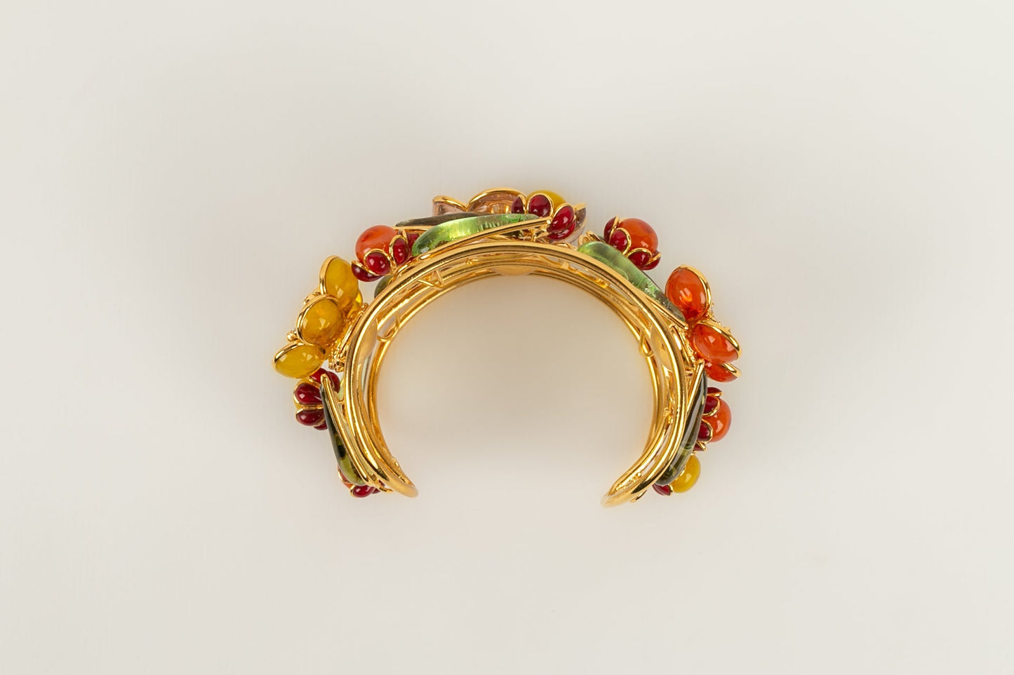Bracelet manchette fleurs Augustine