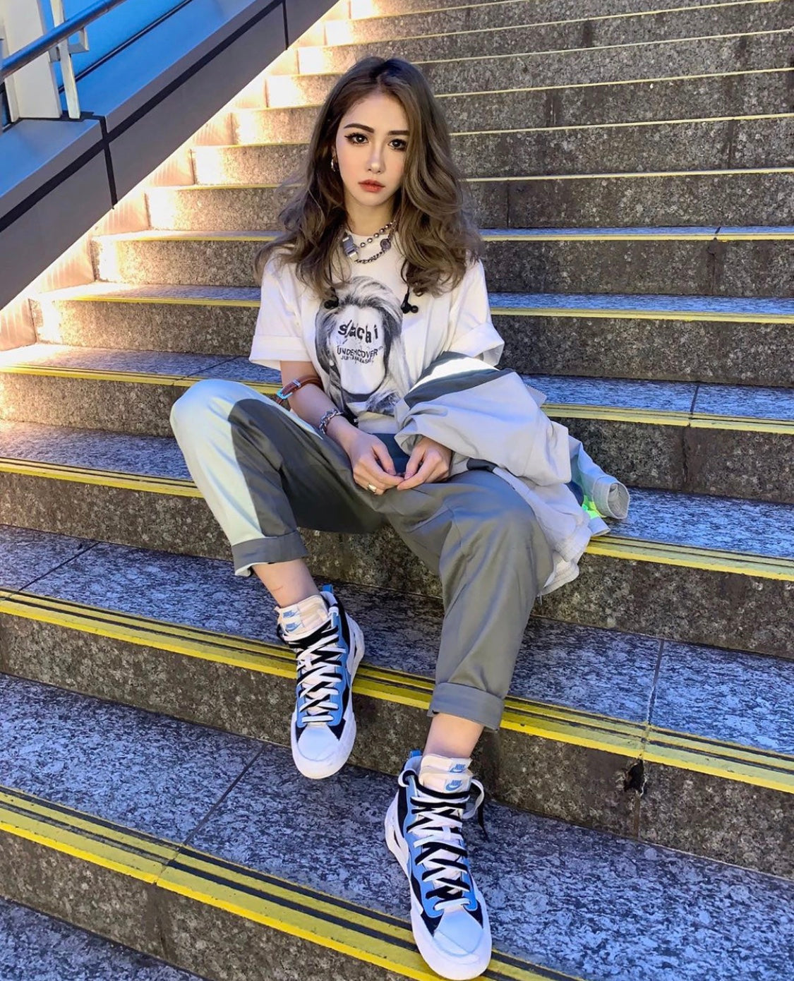 GLM - NKE Blazer White Blue