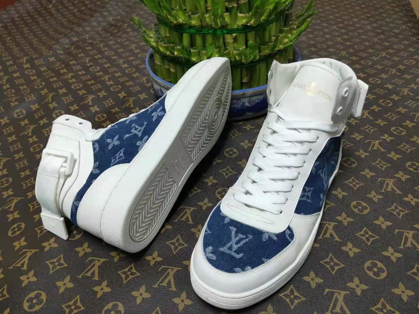 GLM - Luv Rivoli White Blue Sneaker