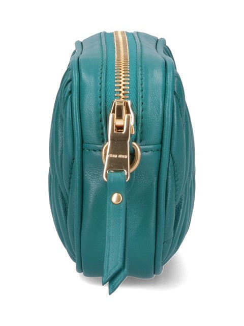 Miu Miu Women MatelassÃƒÆ’Ã‚Â© Nappa Pouch