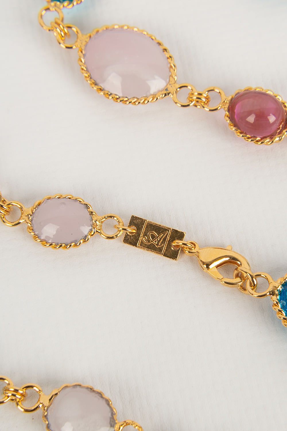 Collier en pÃƒÆ’Ã‚Â¢te de verre Augustine