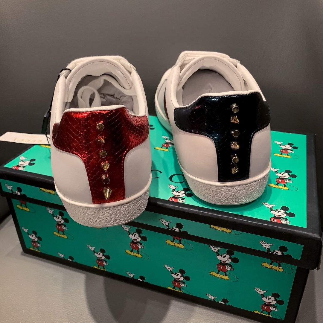 GLM-GCI  ACE LEATHER SNEAKER WITH  PEARL110