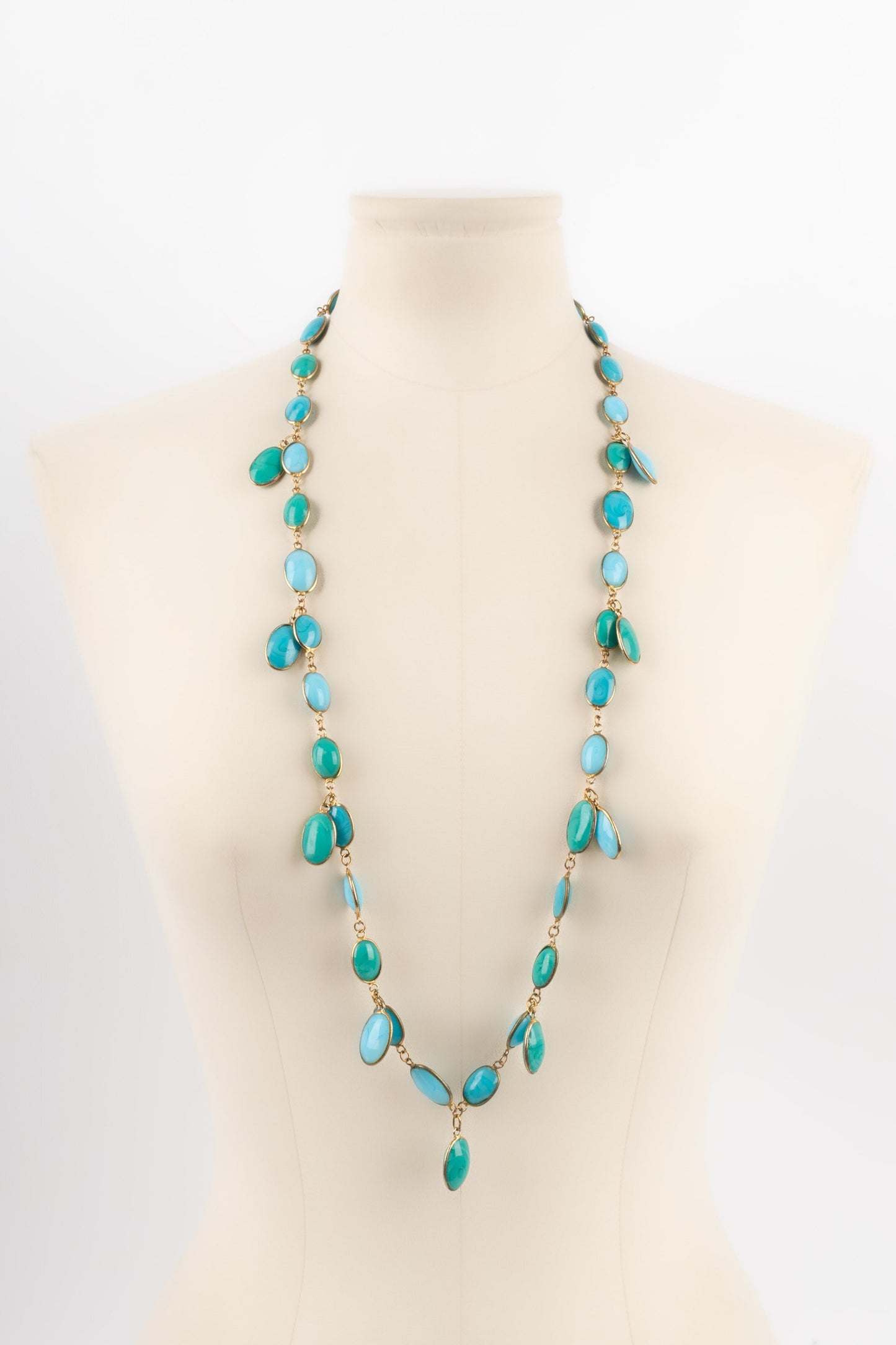 Collier en pÃƒÆ’Ã‚Â¢te de verre Gripoix