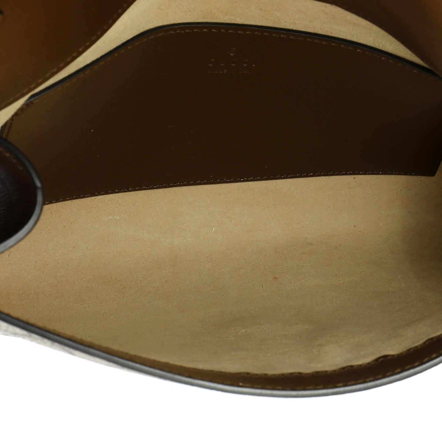 Horsebit 1955 Curved Flap Shoulder Bag GG Coated Canvas Small