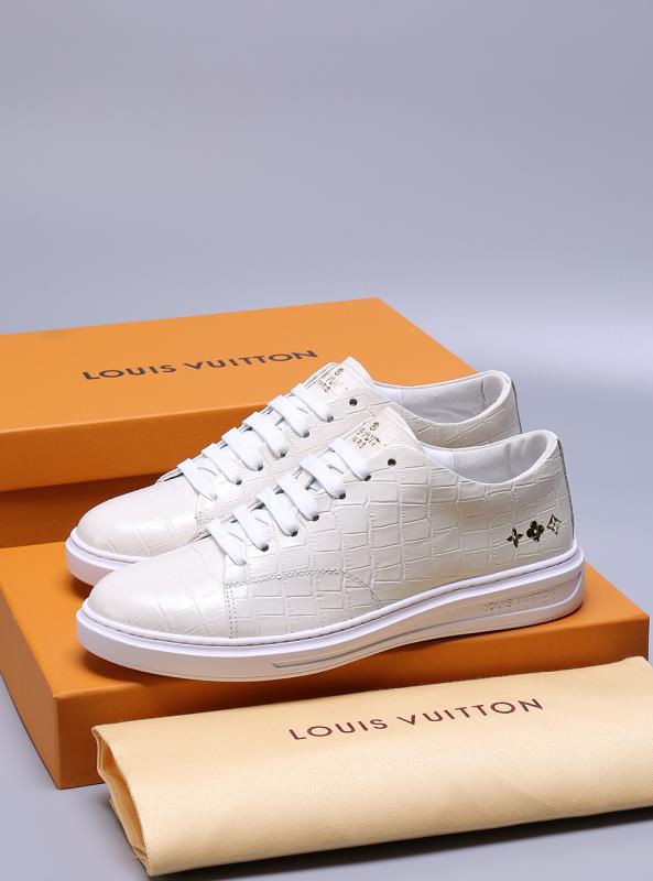GLM - LUV Alligator White Sneaker