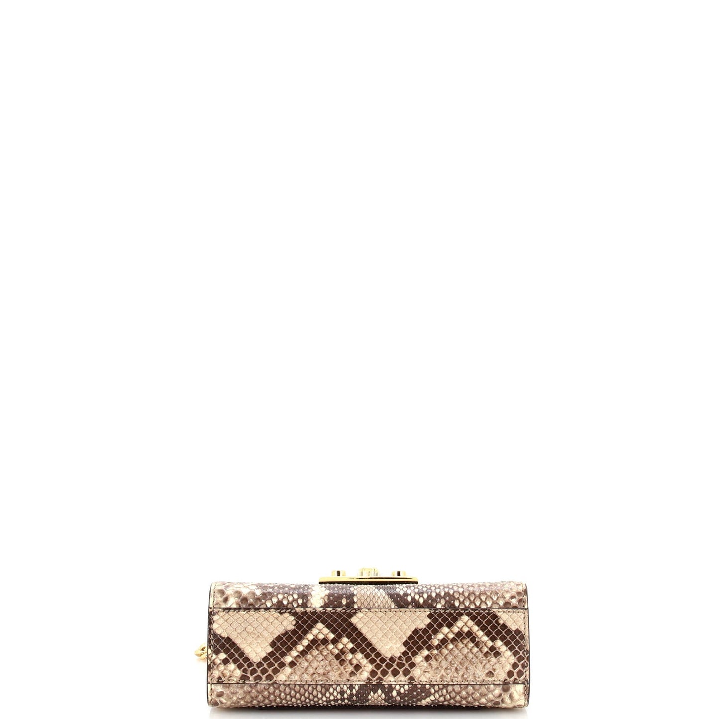 Padlock Shoulder Bag Python Small