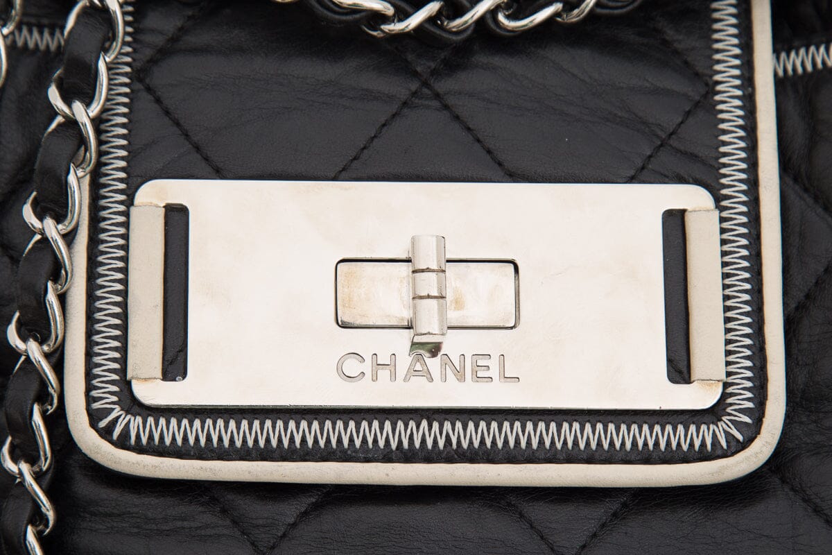 Chanel 2008/09 Black East West Reissue Handbag