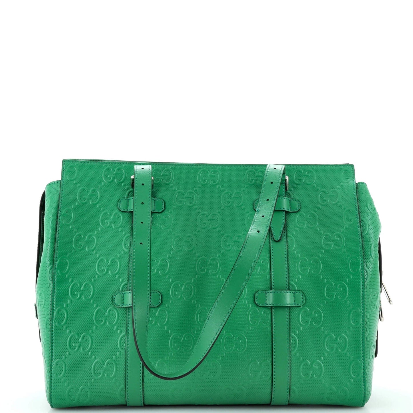 Tote Bag GG Embossed Perforated Leather
