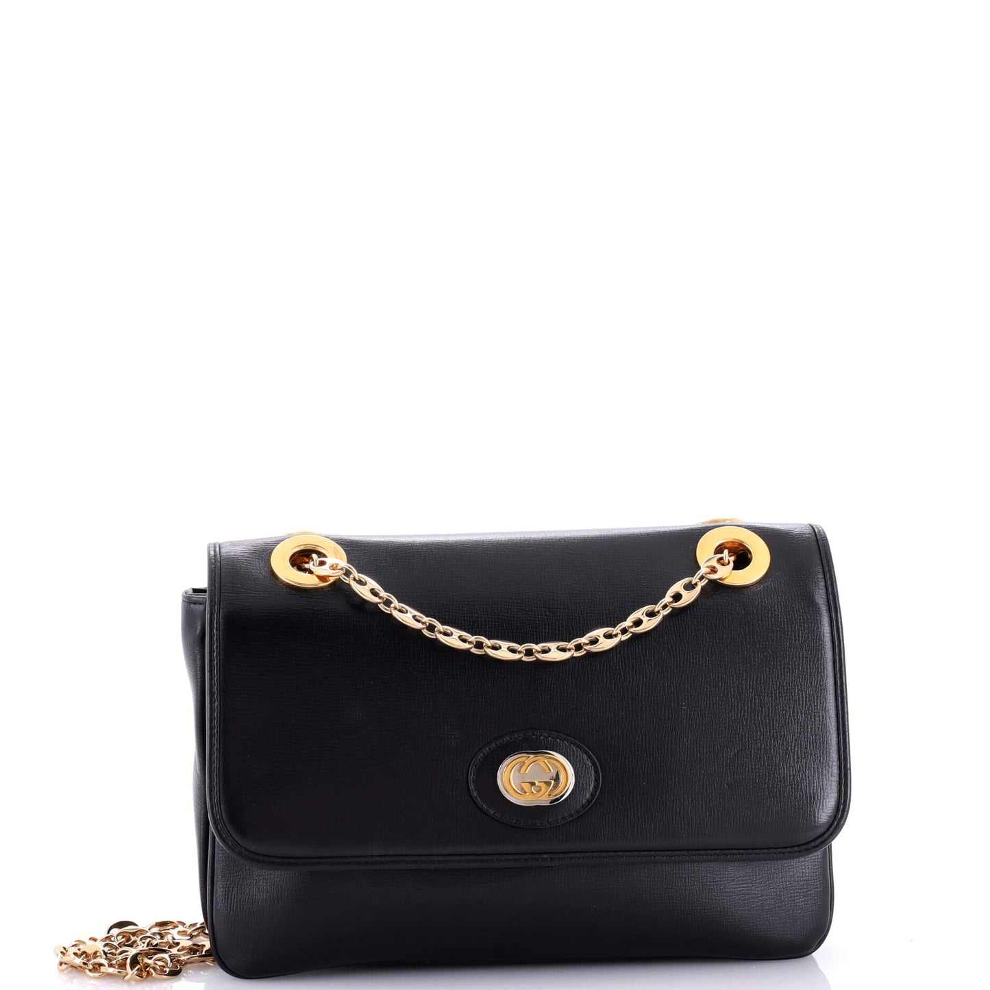 Marina Chain Flap Bag Leather Small
