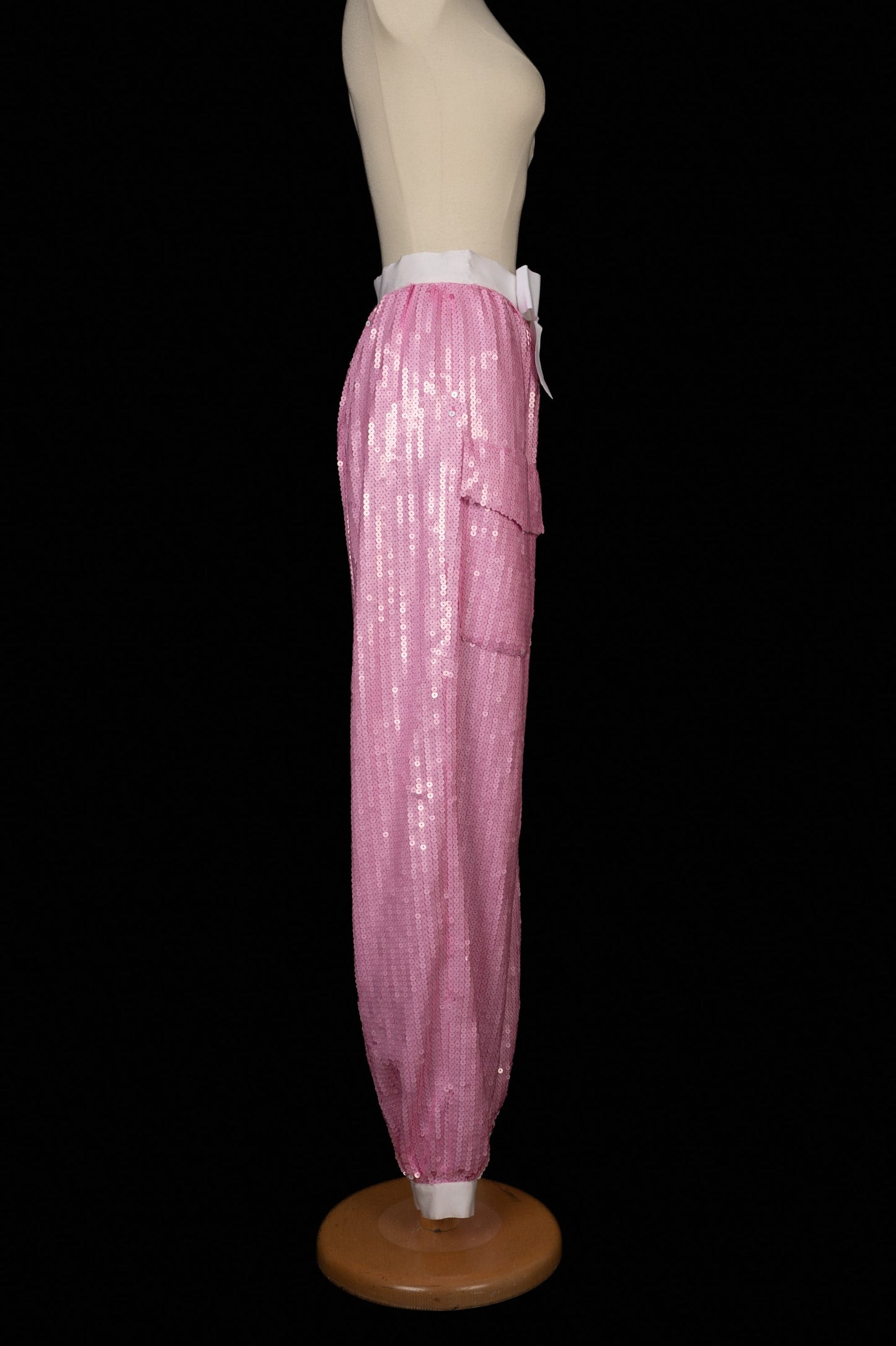 Pantalon rose Chanel