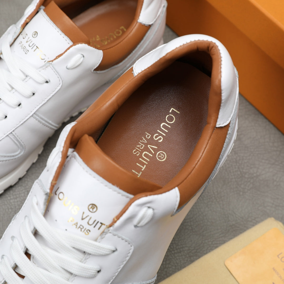 GLM - LUV Run Away Low Top White Sneaker