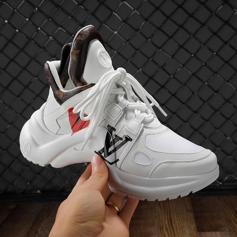 GLM - LUV Archlight White Brown Sneaker