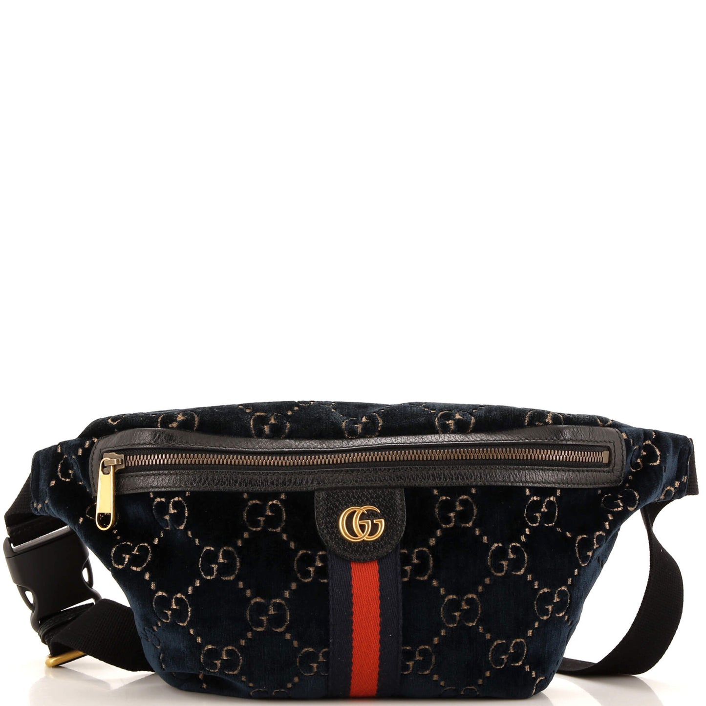 Ophidia Zip Belt Bag GG Velvet